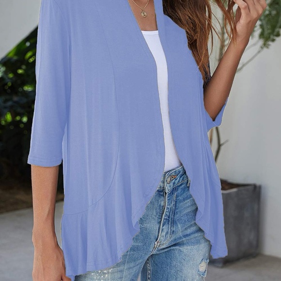Bluetime Sweaters - Women's Blue Cardigan